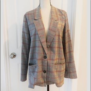 90’s Plaid blazer